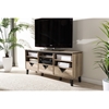 Wales 3 Drawers TV Stand - Light Brown - WI-W-1515
