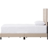 Paris Upholstered Twin Tufted Bed - Beige - WI-WA1212-TWIN-BEIGE
