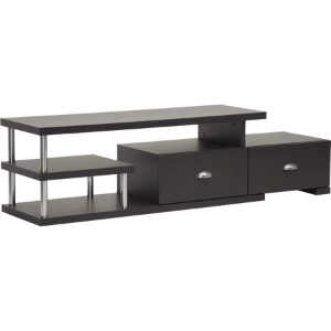 Ferguson 2 Drawers TV Stand - Dark Brown 