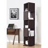 Ogden 5 Levels Rotating Bookshelf - Dark Brown - WI-WI4891