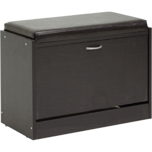 Shoe-Rack Bench - Dark Brown 