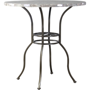 Vittoria Round Table - Antique Brown 