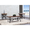 Archipelago Wood and Metal 3-Piece Table Set - Brown, Black - WI-WR-C115-CT-AT