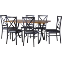 Rexroth 7-Piece Dining Set - Black