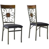Modica Dining Chair - Antique Brass, Black (Set of 2) - WI-WR-D151-W-4-CHAIR