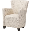 Benson 2-Piece Club Chair and Ottoman - Beige - WI-WS-0710-BEIGE-L277