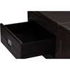 Indy Functional Lift-Top Cocktail Table - 2 Drawers, Brown - WI-WS-186-MATT-BROWN