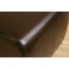 Oxford Full Leather Ottoman in Dark Brown - WI-Y-051-J001