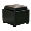 Marc Storage Cube Ottoman in Black - WI-Y-063-J023