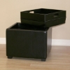 Marc Storage Cube Ottoman in Black - WI-Y-063-J023