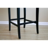 Monaco 27" Espresso Leather Bar Stool - WI-Y-096-J001