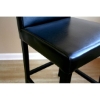 Monaco Black Leather Bar Stool - WI-Y-096-J023