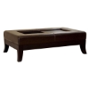 Highbury Full Leather Cocktail Ottoman - WI-Y-201