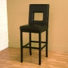Oxford Dark Brown Leather Bar Stool - WI-Y-255-J001