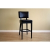 Brussels Leather and Wood Barstool - WI-Y-360-J001