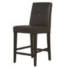 Marcus Dark Brown Leather Counter Stool - WI-Y-802-FU001-1
