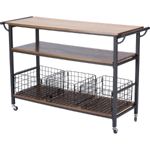 Lancashire Kitchen Cart - Brown 