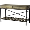 Newcastle 2 Drawers Console Table - Brown, Antique Bronze - WI-YLX-0003-AT