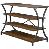 Lancashire 3 Shelves Console Table - Brown