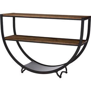 Blakes Console Table - Black, Brown 
