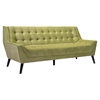 Nantucket Sofa - Tufted, Green Velvet - ZM-100216