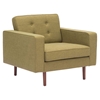 Puget Arm Chair - Tufted, Green - ZM-100218