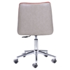 Season Office Chair - Orange and Beige - ZM-100234