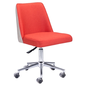 Season Office Chair - Orange and Beige 