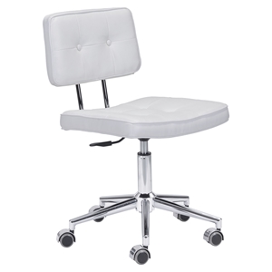 Series Tufted Office Chair - White 