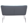 Hope Bench - Tufted, Blue and Gray - ZM-100241