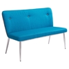 Hope Bench - Tufted, Blue and Gray - ZM-100241