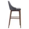 Moor Bar Chair - Dark Gray - ZM-100282
