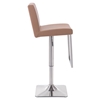 Puma Bar Chair - Adjustable, Taupe - ZM-100312
