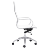 Glider High Back Office Chair - White - ZM-100372