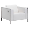 Thor Arm Chair - White - ZM-100384