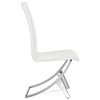 Delfi Dining Chairs in White - ZM-102102