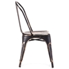 Elio Dining Chair - Steel, Antique Black Gold - ZM-108143