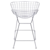 Wire Counter Chair - Backless, Chrome - ZM-188018