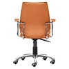 Enterprise Low Back Office Chair - Terracotta - ZM-205167