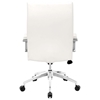 Director Comfort Office Chair - Chrome Steel, White - ZM-205327