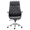 Boutique Office Chair - Adjustable, Casters, Black - ZM-205890