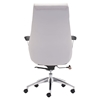 Boutique Office Chair - Adjustable, Casters, White - ZM-205891