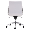 Engineer Low Back Office Chair - Casters, White - ZM-205896