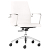 Lion Low Back Office Chair - White - ZM-206171