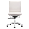 Lider Plus Armless Office Chair - White - ZM-215219