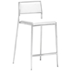 Dolemite 26" Counter Stool - Stainless Steel, White - ZM-300189