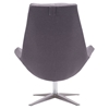 Bruges Occasional Chair - Charcoal Gray - ZM-500510