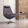 Bruges Occasional Chair - Charcoal Gray - ZM-500510