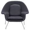 Nursery Chair and Ottoman - Light Gray - ZM-501153
