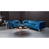 Providence Sofa - Tufted, Blue Velvet - ZM-900282